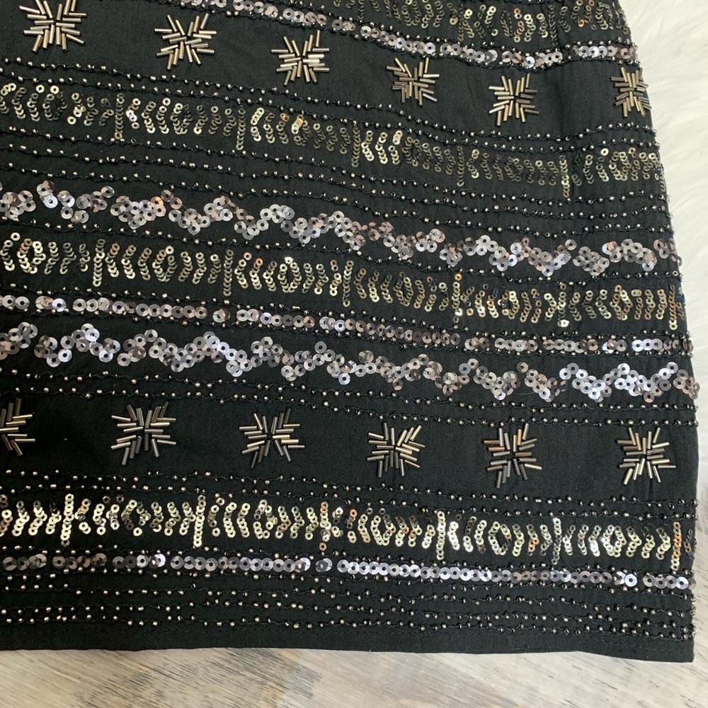 Alya Francesca’s Roxie Black Sequin Mini Skirt - Picture 3 of 6